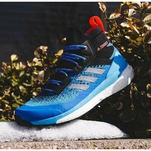 Adidas Terrex Free Hiker Primeblue Boost Blue Men's/Women's  Hiking Boots NWOB !